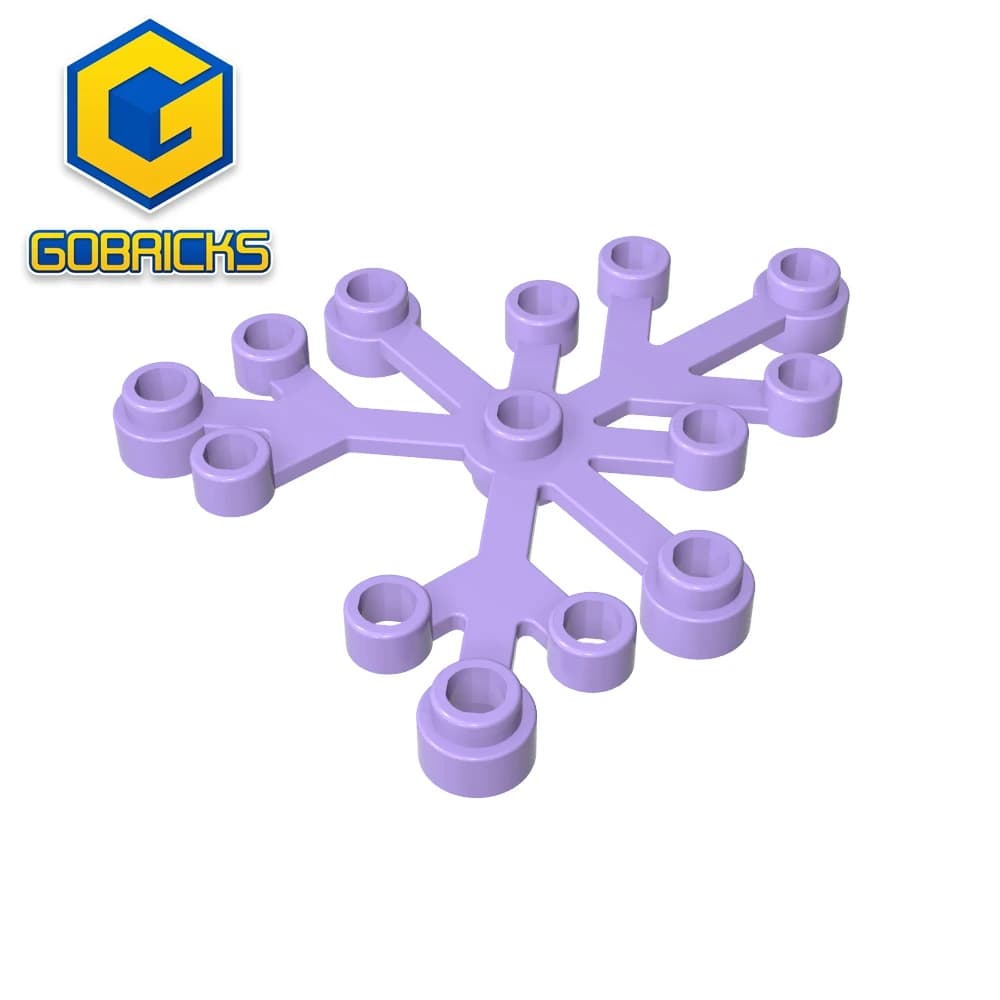 Gobricks Building Blocks GDS-1437 Foglie di piante 6 x 5 compatibile con lego 2417 educativo fai da te per bambini