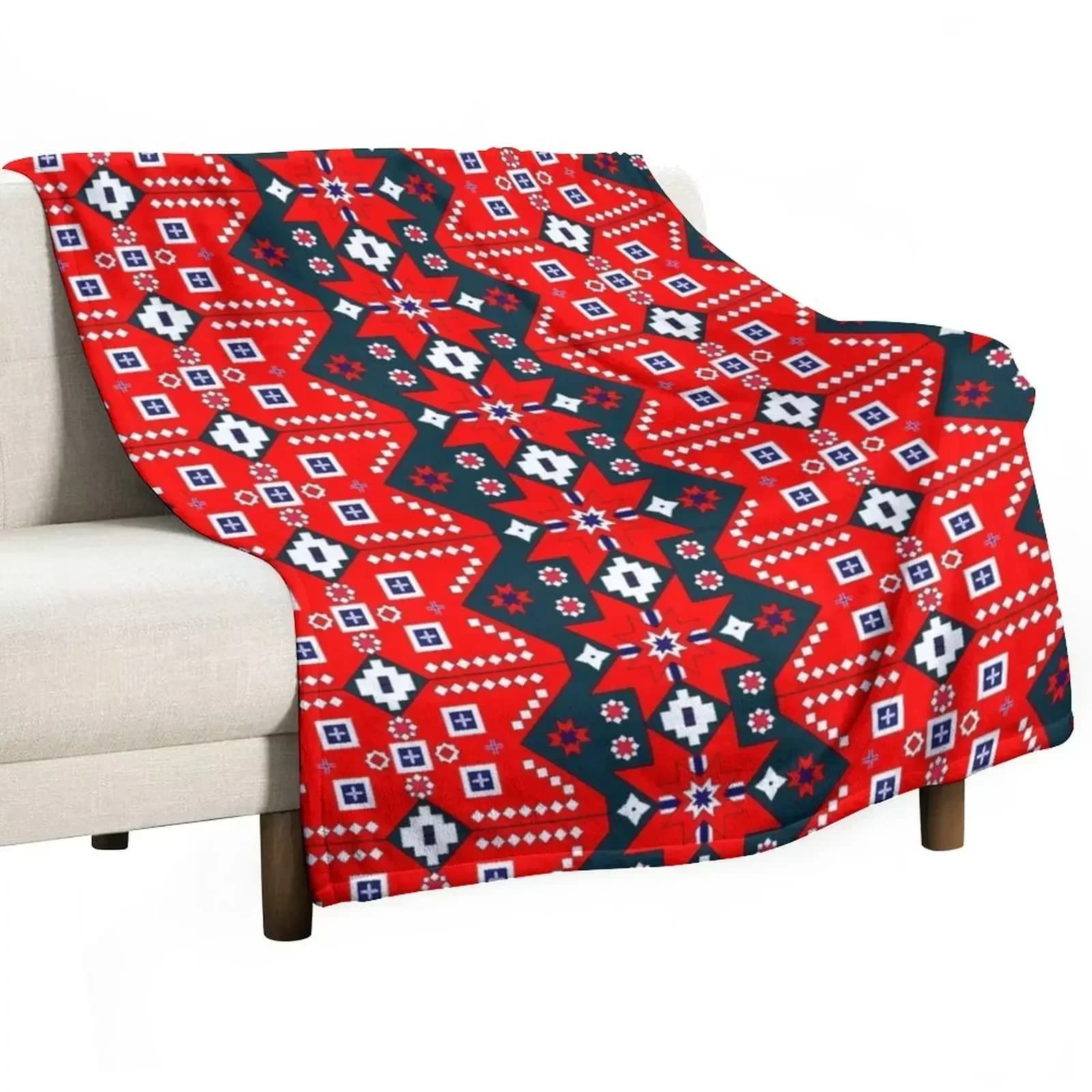 Norwegian National pattern Throw Blanket funny gift Sleeping Bag Sofa Decorative Throw decorative Blankets