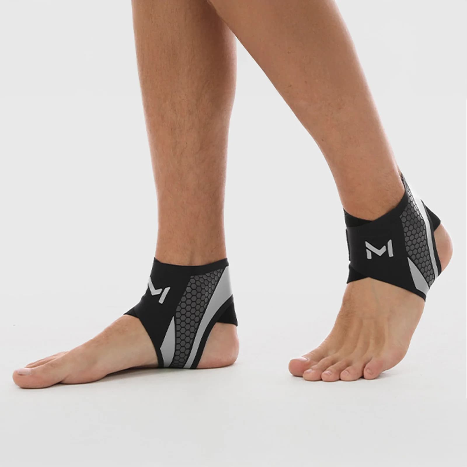 Supporto per Caviglia Regolabile per Basket, Calcio, Corsa e Sport, Prevenzione Lesioni, Unisex