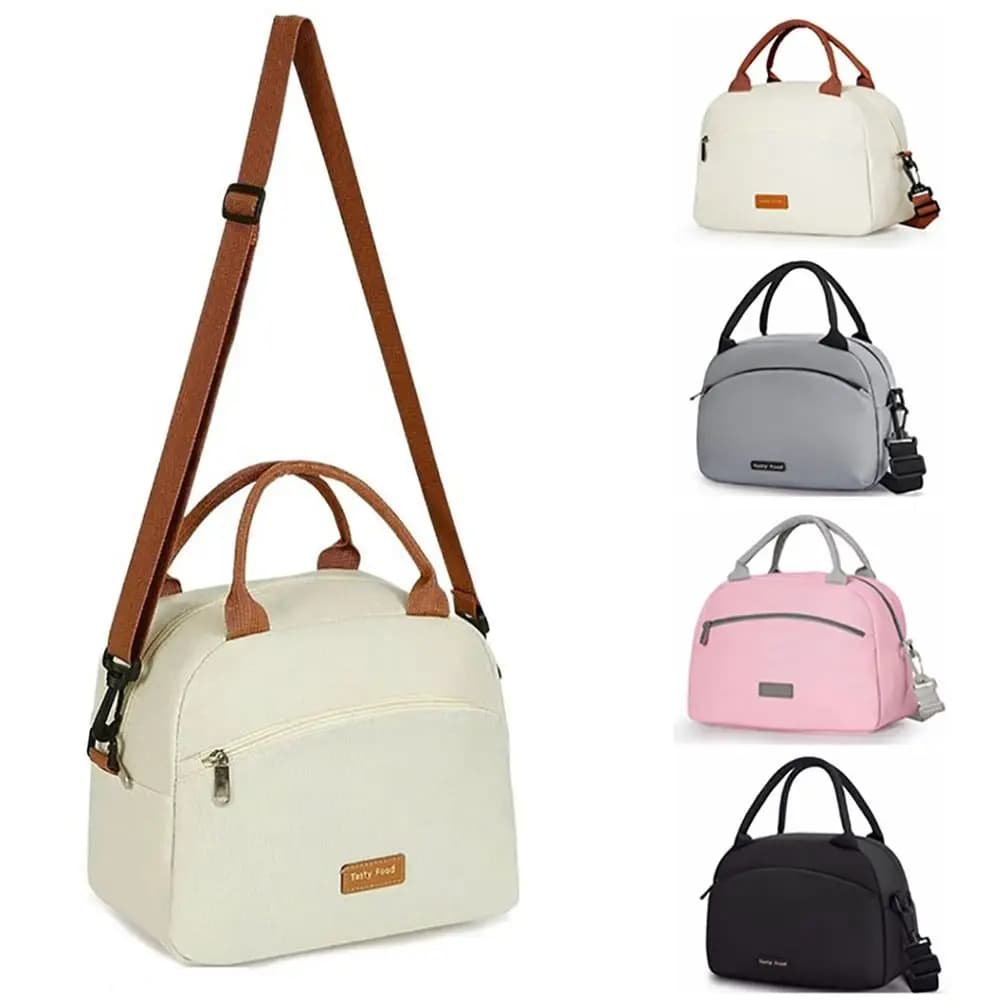 Nuove borse per il pranzo impermeabili Dispositivo di raffreddamento termico Pasto da ufficio Picnic da campeggio all'aperto Borsa durevole isolata Scatola di immagazzinaggio per il trasporto