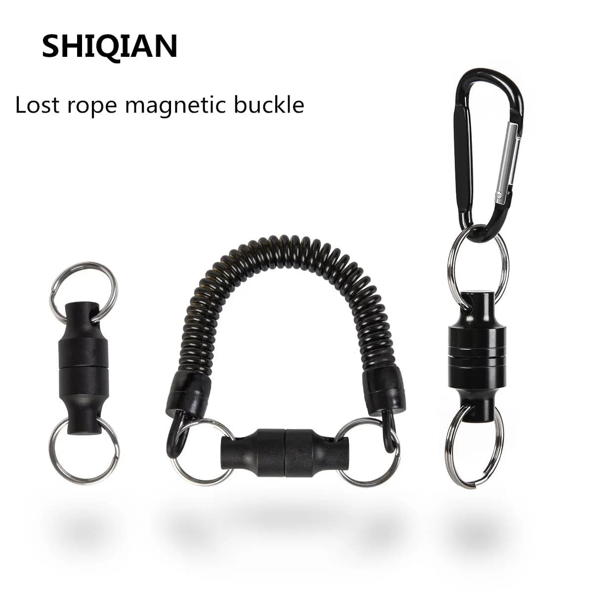 SHIQIAN Morsetto da pesca con staffa di rilascio della rete magnetica, morsetto magnetico, staffa per connettore della rete di atterraggio, morsetto magnetico da pesca