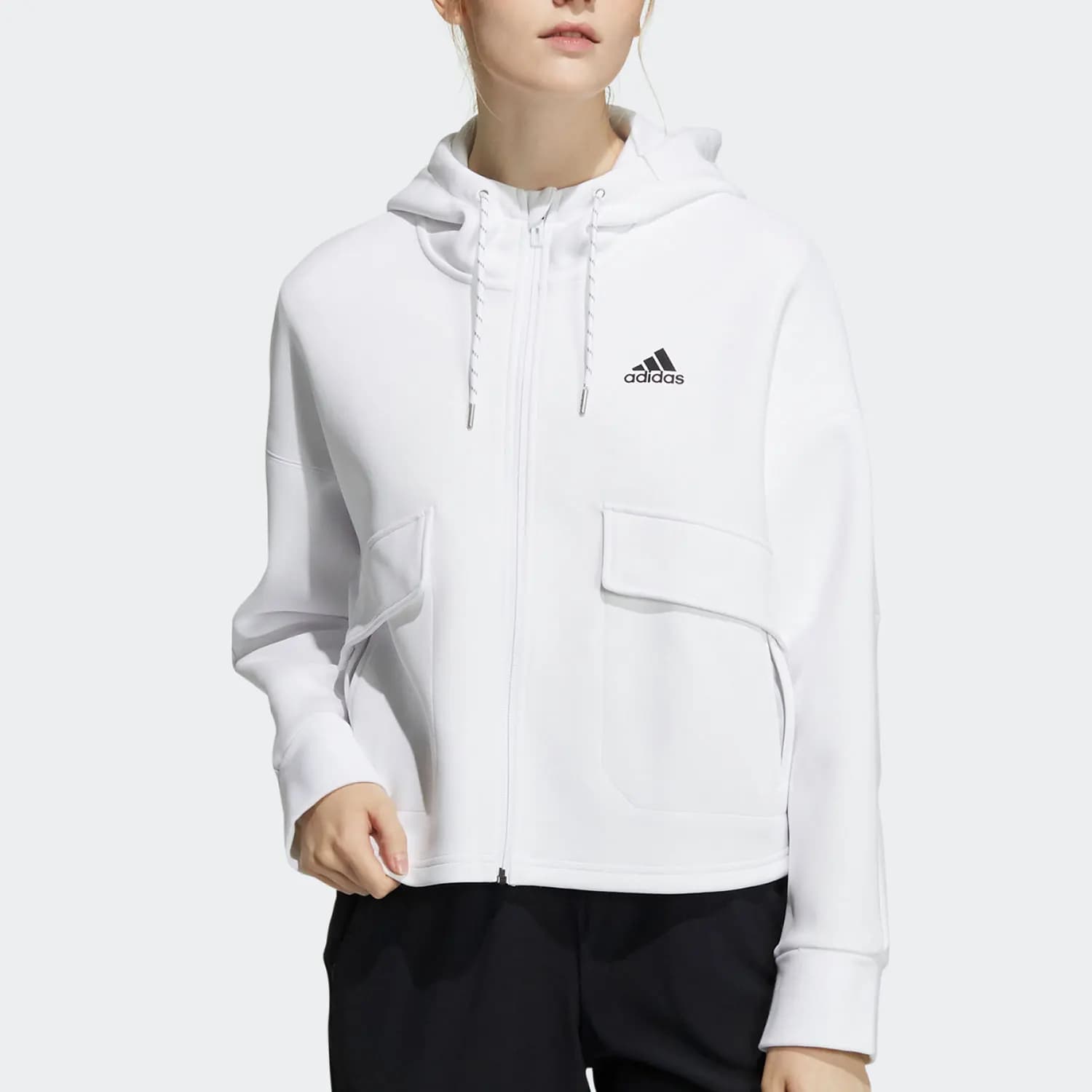Giacca sportiva casual da donna Adidas originale SPORTSWEAR H07372