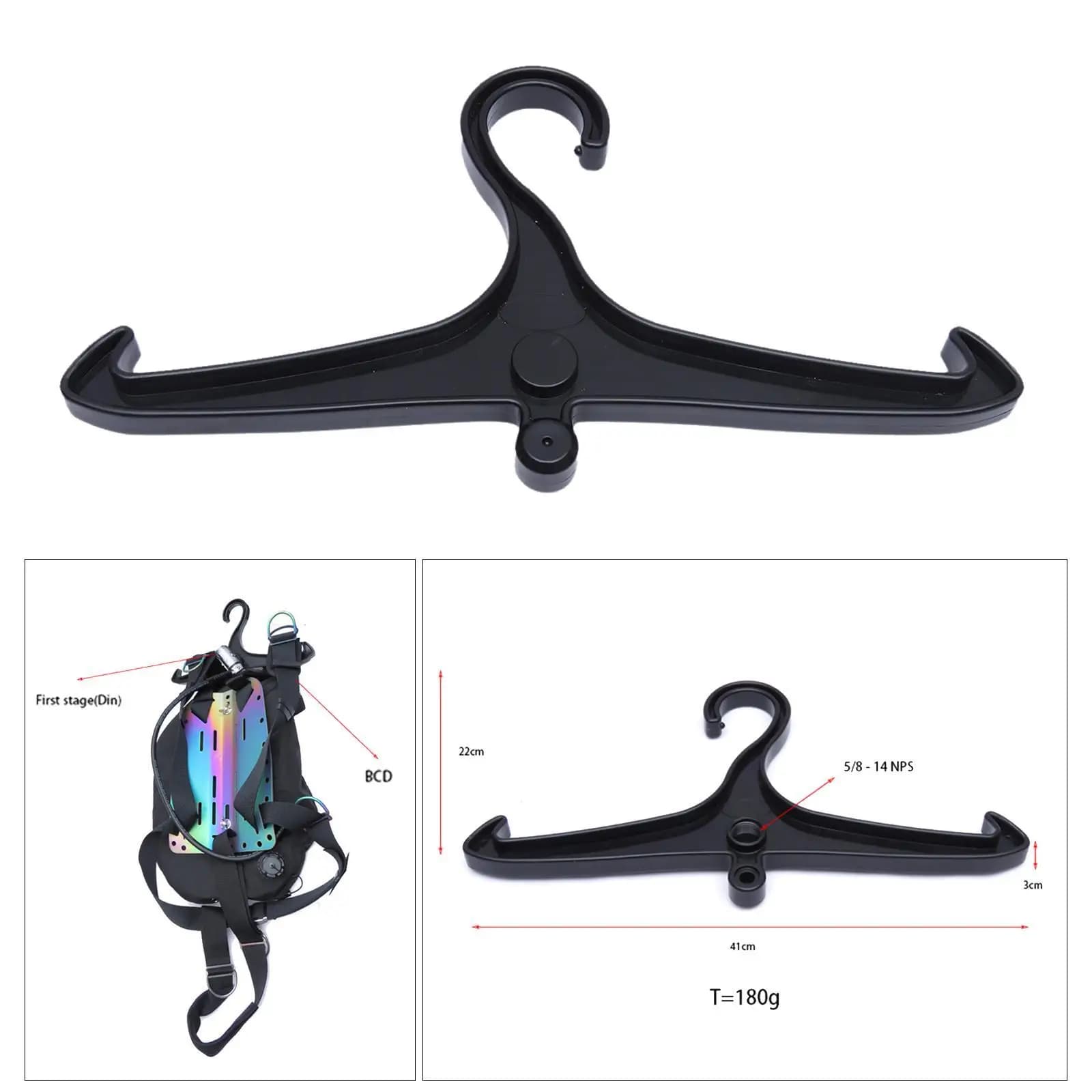 Multi-Purpose BCD Scuba Gear Swimwear Mute for Snorkeling Bracket for Hanging Snorkeling Dive Suit Boots Hanger