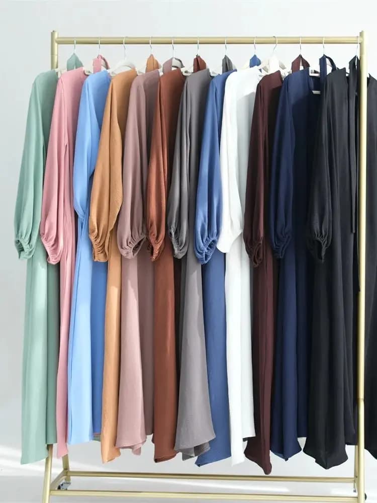 Ramadan Abaya Muslim Arab modest dress prayer dresses for women Abaya Dubai Turkish Islam caftano Robe Femme Muslim dresses