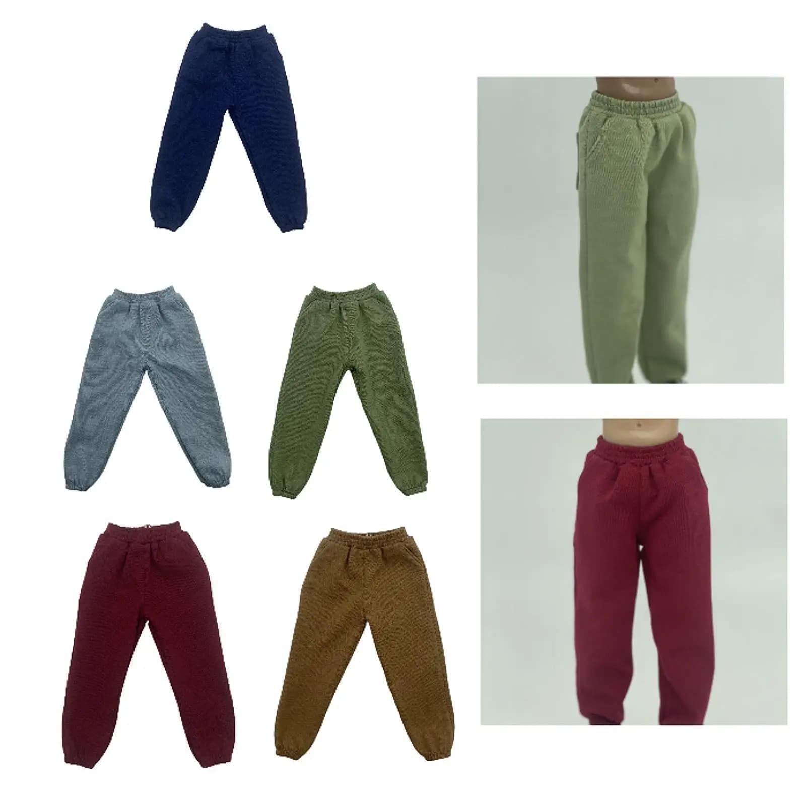 Pantaloni sportivi per bambole 1/6 per modello di bambola per action figure da uomo da 12 pollici