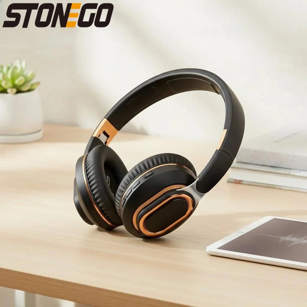 Wireless Gaming Headphones with Microphone, Built-in Audio HiFi for PC, Bluetooth Headphones Music Enjoyment