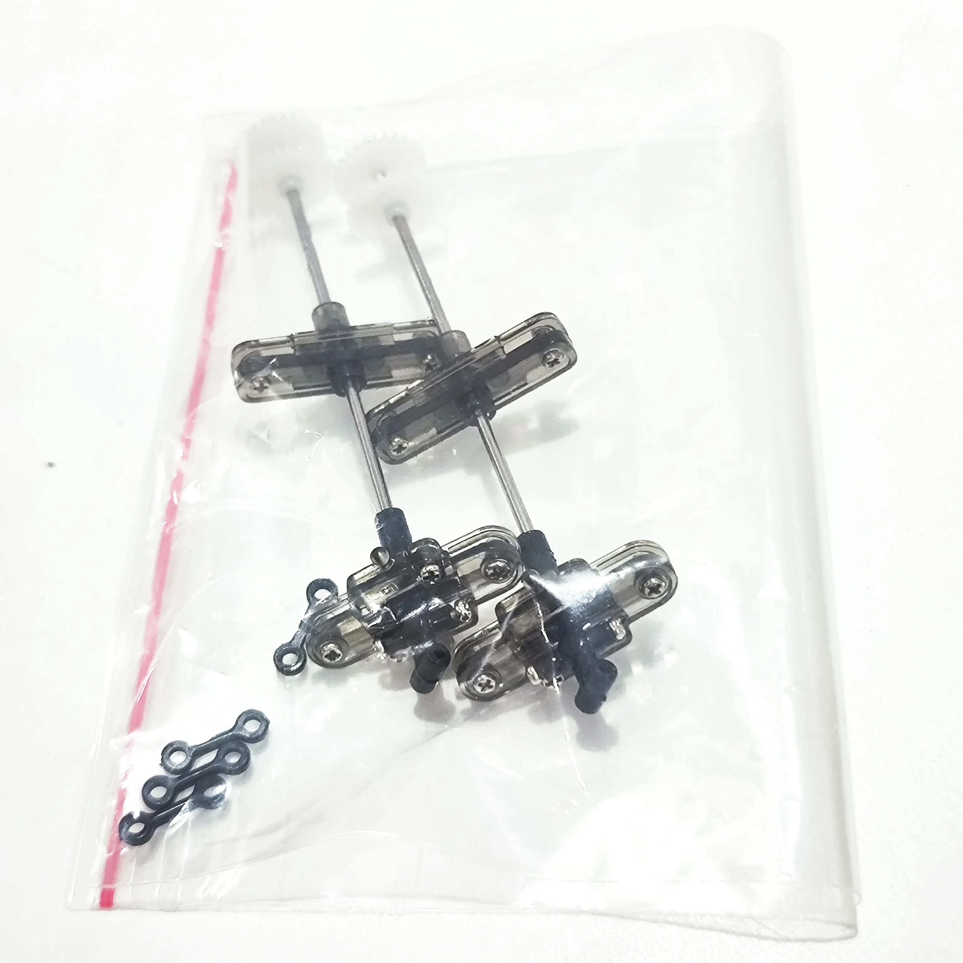 Accessori Originali per Elicottero RC SYMA S107G, Parti di Ricambio, Clip per Pale Superiori e Inferiori con Set di Ingranaggi Principali + Fibbia di Collegamento