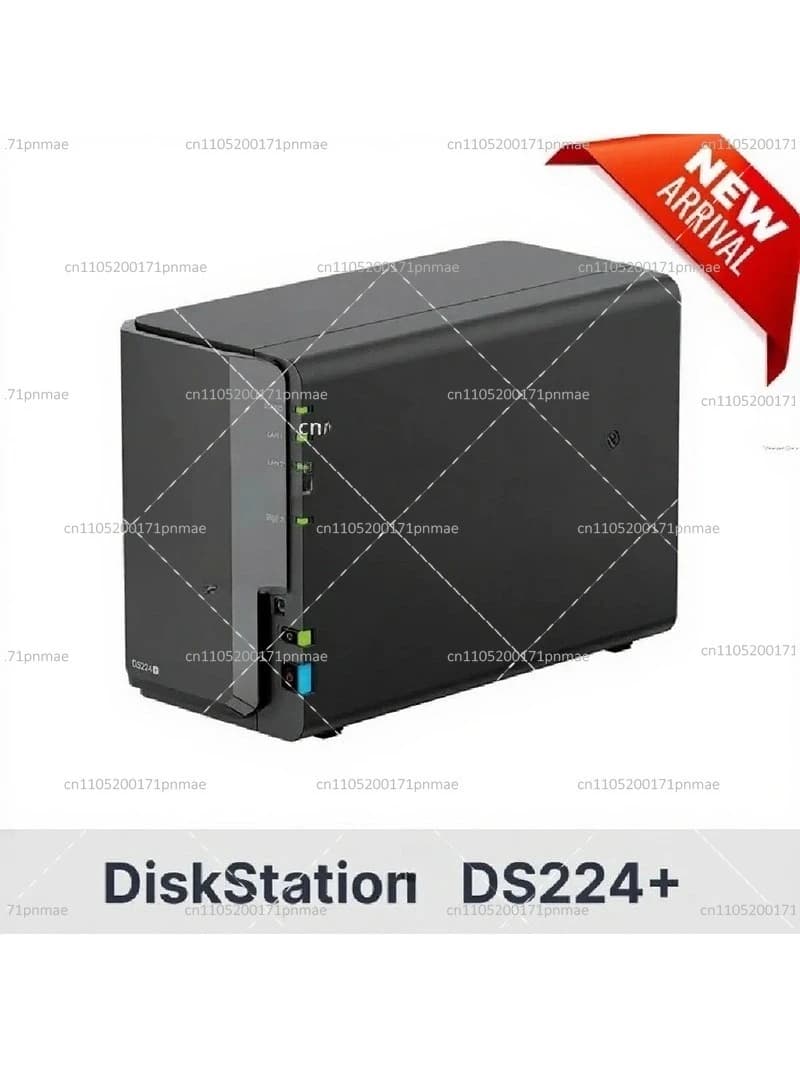 NAS Storage Disk Station 2-Bay Network Attached Storage, Diskless, High-Speed File Sharing, Backup Solution for Home & Office