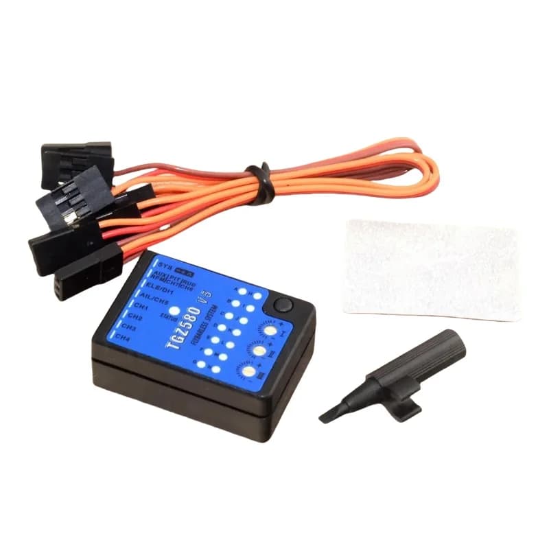 GZ580 V5 3 assi Flybarless Giroscopio USB programmabile 4.5-10V FBL Sistema Stabilizzatore Align T-Rex 250 450 500 600 700 800 RC Elicottero
