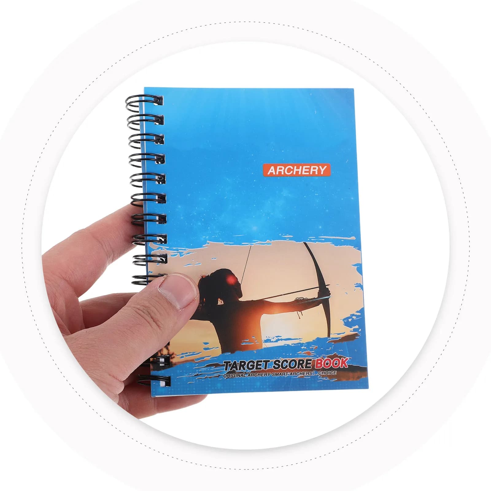 Quaderno Portatile a Spirale per Punteggio Tiro con l'Arco, Diario per Pratica al Bersaglio, Schede Punteggio Competizioni, Registro Tracciamento Tornei, Arco Compound