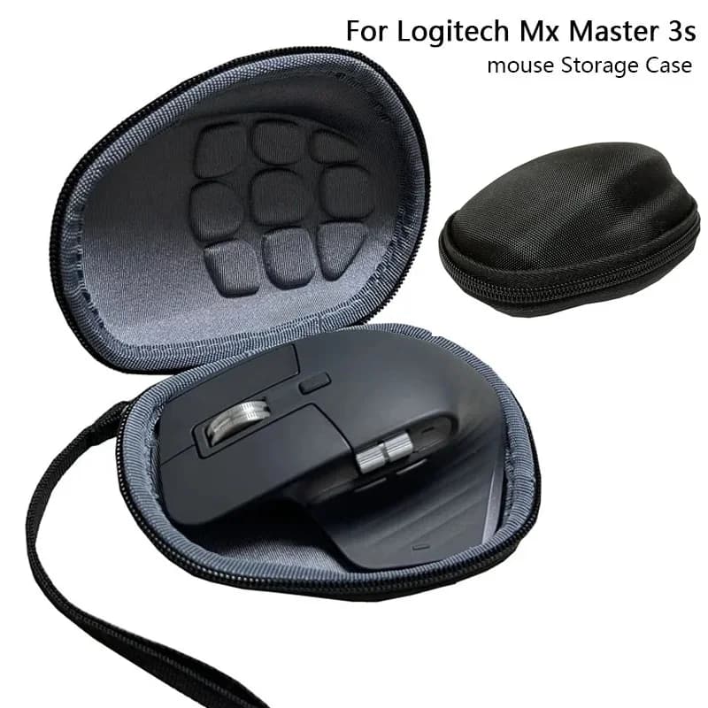 Borsa da viaggio per mouse da gioco Scatola di immagazzinaggio Custodia rigida in EVA per Logitech MX Master 3S Borsa per mouse Accessori per organizer antiurto