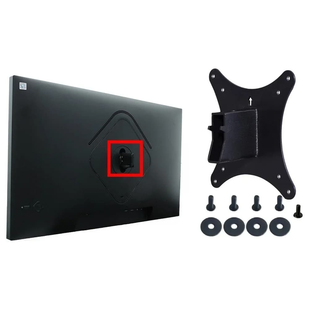 New VESA Adapter for Monitor HP OMEN 27 Poles 27q G2 27qz 27qs 27k 27s, Wall Mount 75x75 and 100x100 for Robotic Arm