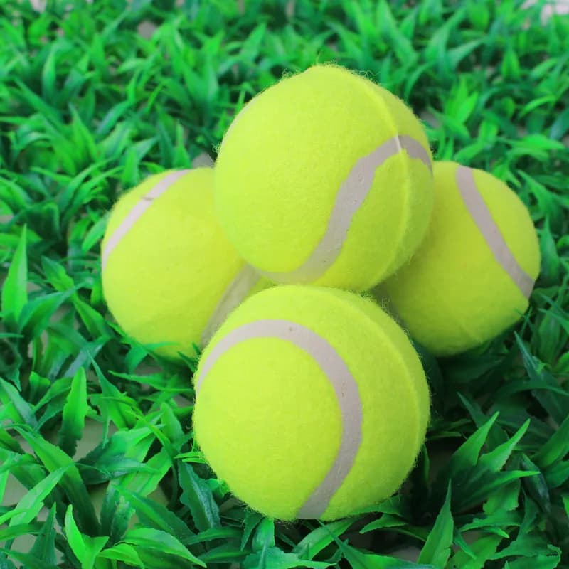 Pet Tennis Ball Dog Training Toy Soft Bounce Interactive Fetch Ball for Puppies Small Dogs 6.3cm 3-60PCS