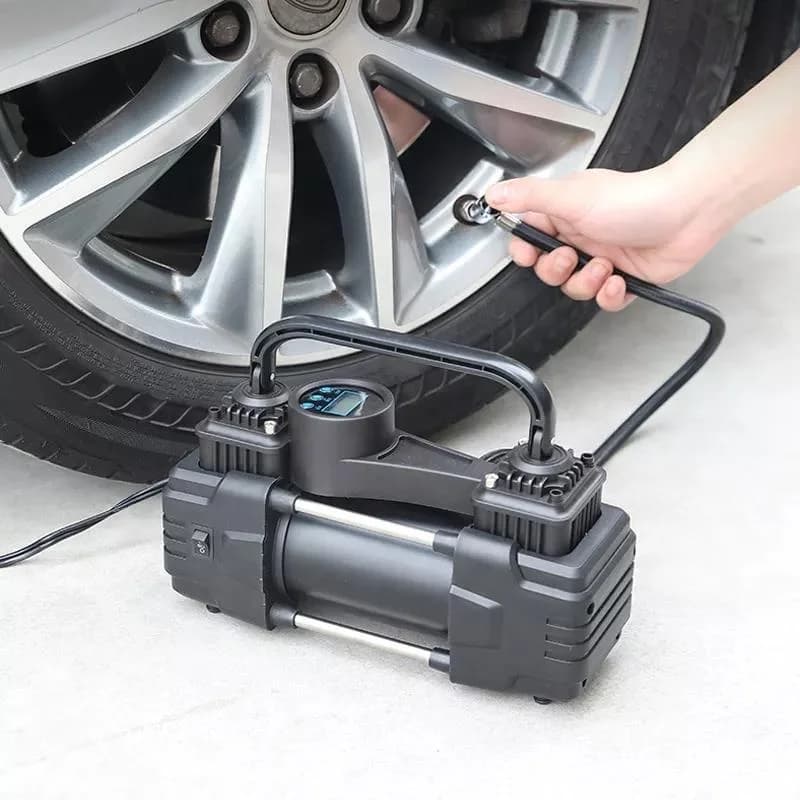 Pompa per pneumatici per auto Compressore d'aria automatico Display digitale Pompa d'aria automatica portatile 12V Fino a 150 PSI Pompa per pneumatici per vuoto Accessori per auto