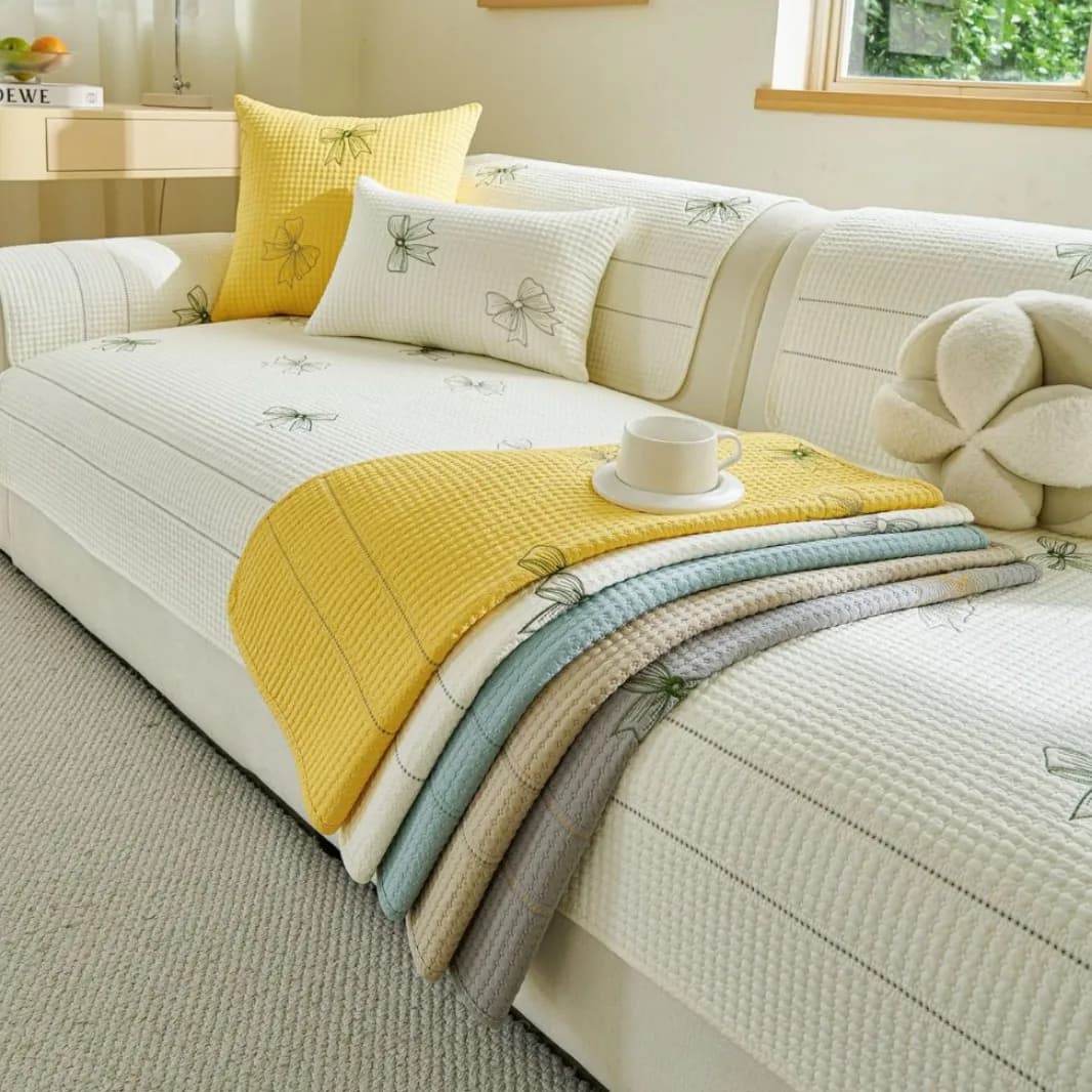 Chenille Sofa Cover Anti-cat Scratch Four Seasons Universal Sofas Covers for Living Room Anti-Slip Couch Cushion