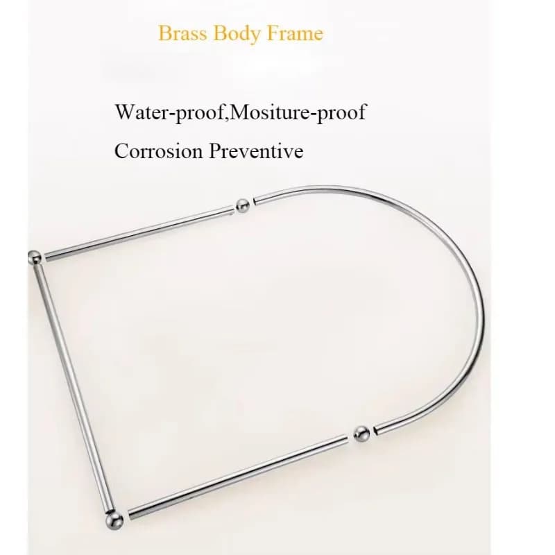 Specchio da bagno intelligente ad arco vintage in ottone Specchio per trucco Specchio luminoso a parete Francese XR0432