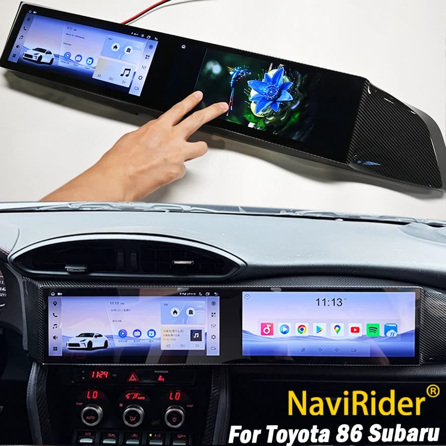 Doppio schermo per Toyota 86 Subaru 2012-2020 Autoradio Multimedia Video Player GPS Navigazione Android Auto Carplay 4G HU Stereo