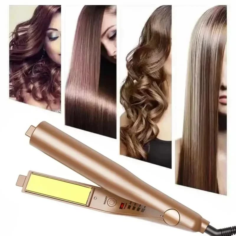 Hair and curler plate 2 in 1 Twist Stress Iron curler Professional Negative ions Quick heating Styling Iron