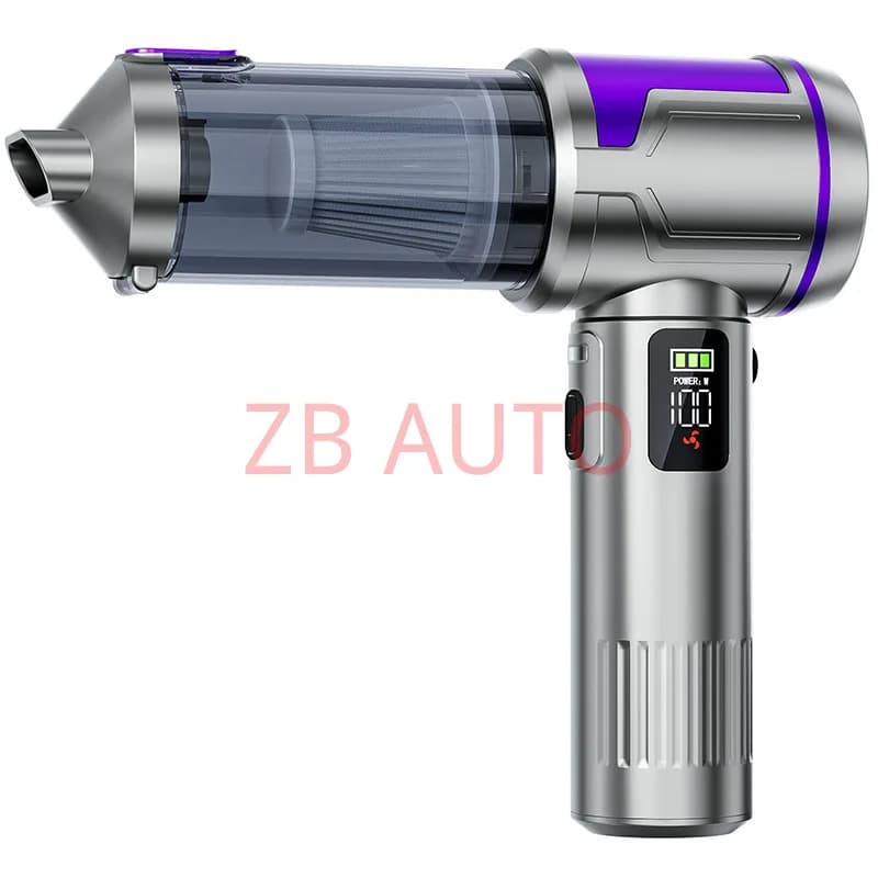 Aspirapolvere e soffiatore 2-in-1 ricaricabile per casa, auto, armadi e pulizia desktop