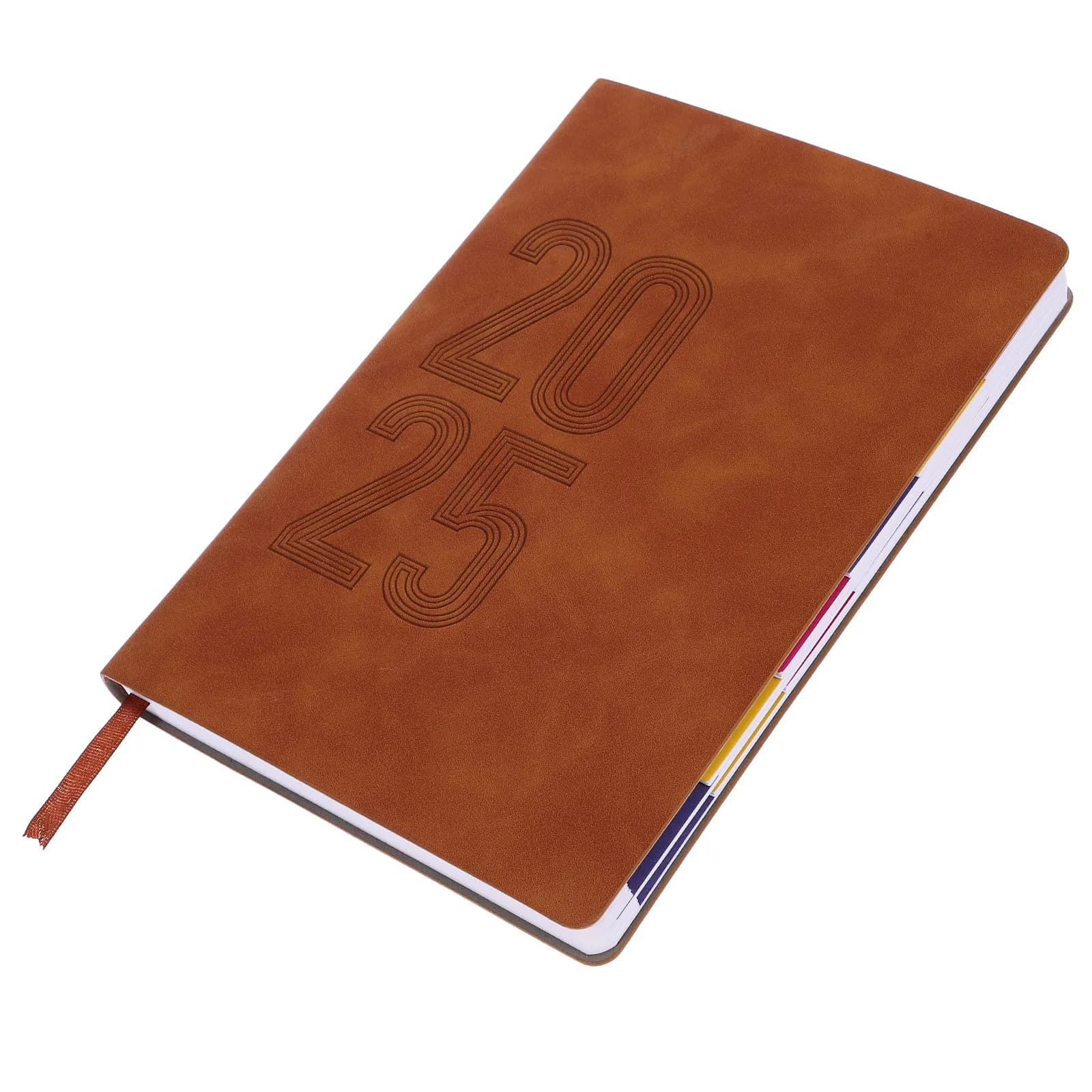 Agenda Annuale 2025, Formato Mini A5, Taccuino per Pianificazione Giornaliera, Organizer Portatile per Ufficio e Casa, Planner Accademico