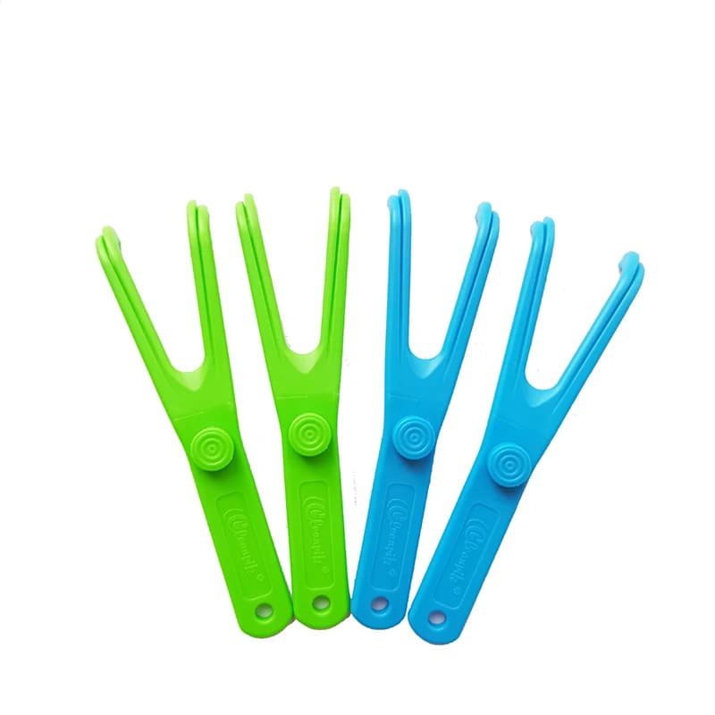 Supporto per filo interdentale supporto per stuzzicadenti per l'igiene orale per la cura dei denti strumenti per la pulizia dei denti interdentali cura dell'igiene orale