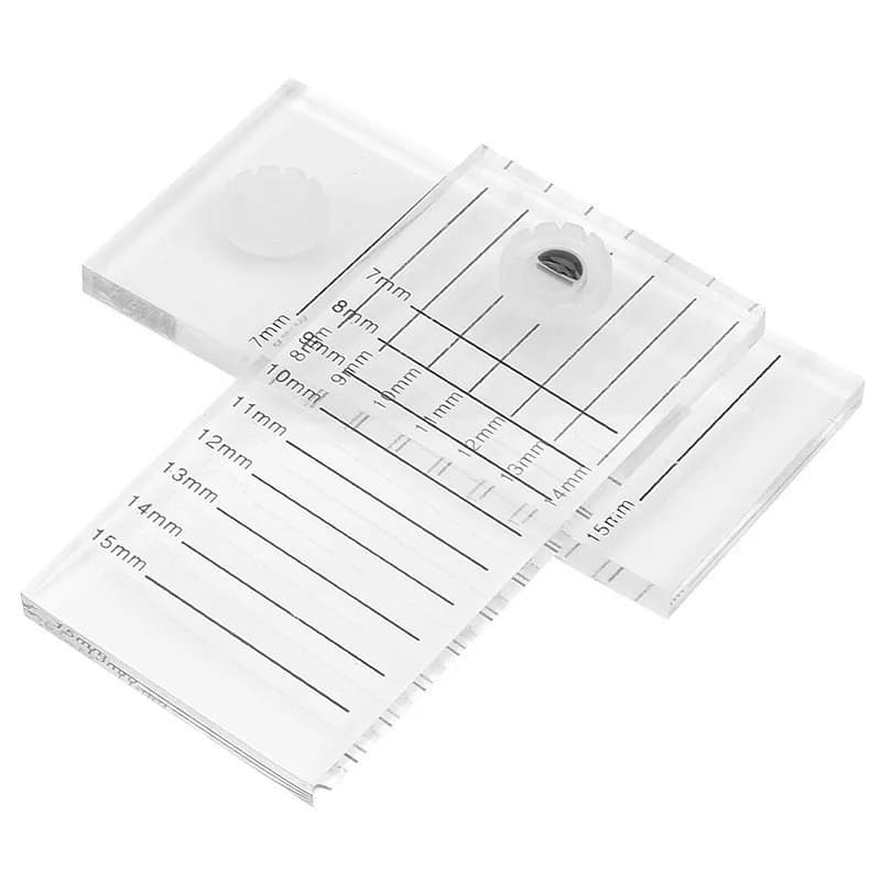 Acrylic Eyelash Support Supplies for Eyelash Extension Support for Fake Eyelashes with Brand for Ticks Eyelash Accessories for Pallet