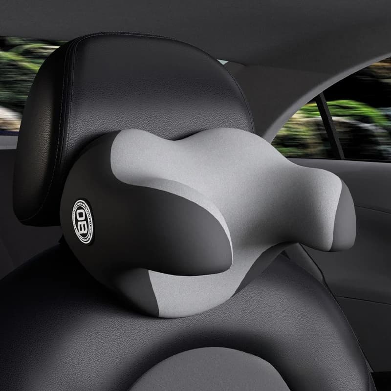 Cuscino per Poggiatesta Auto in Memory Foam a Forma di U, Comodo e Delicato sulla Pelle, Protezione per il Collo durante i Viaggi