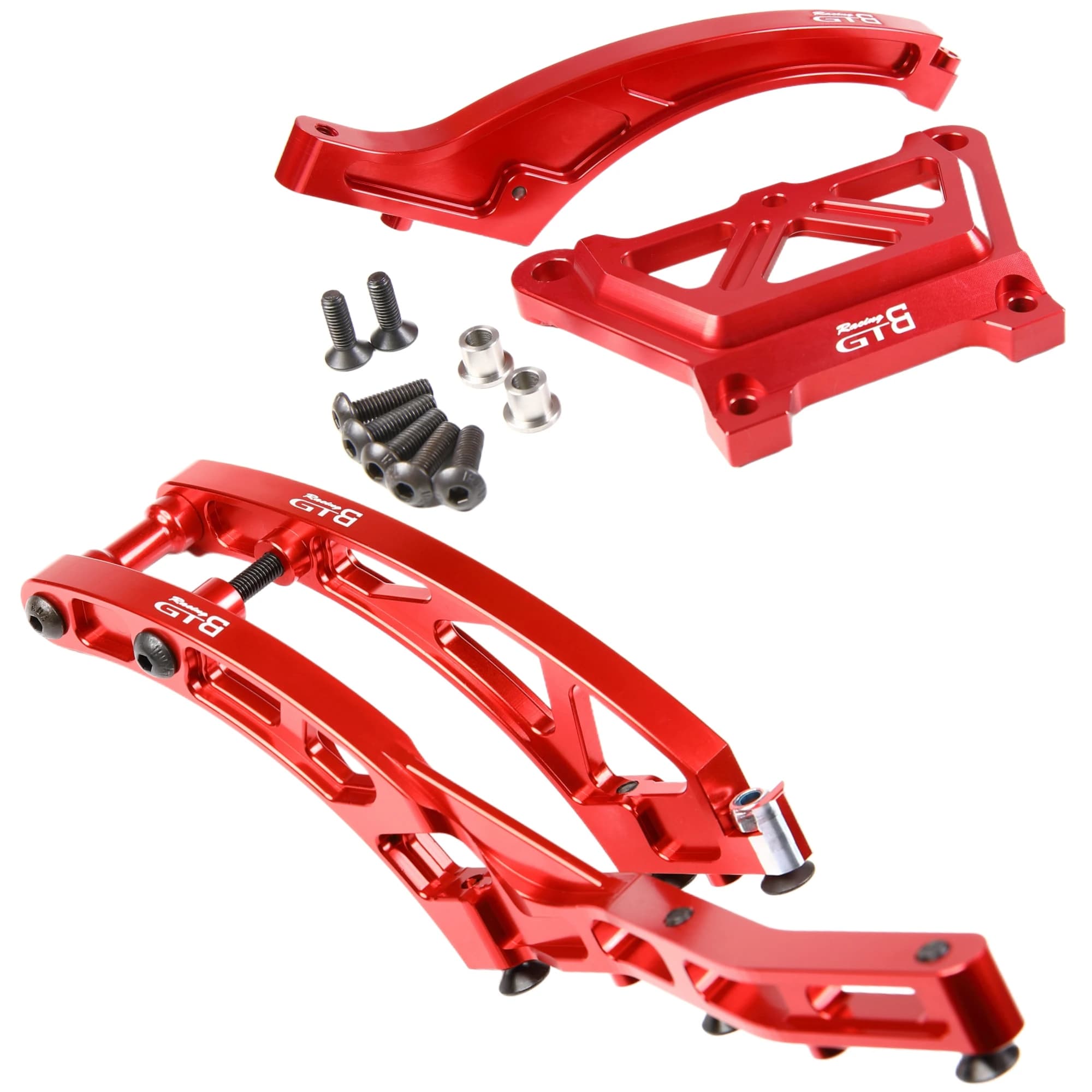 GTB CNC alluminio RC 1/5 LOSI DBXL 2.0 piastra superiore per auto a Gas e parte di aggiornamento del tutore del telaio posteriore anteriore