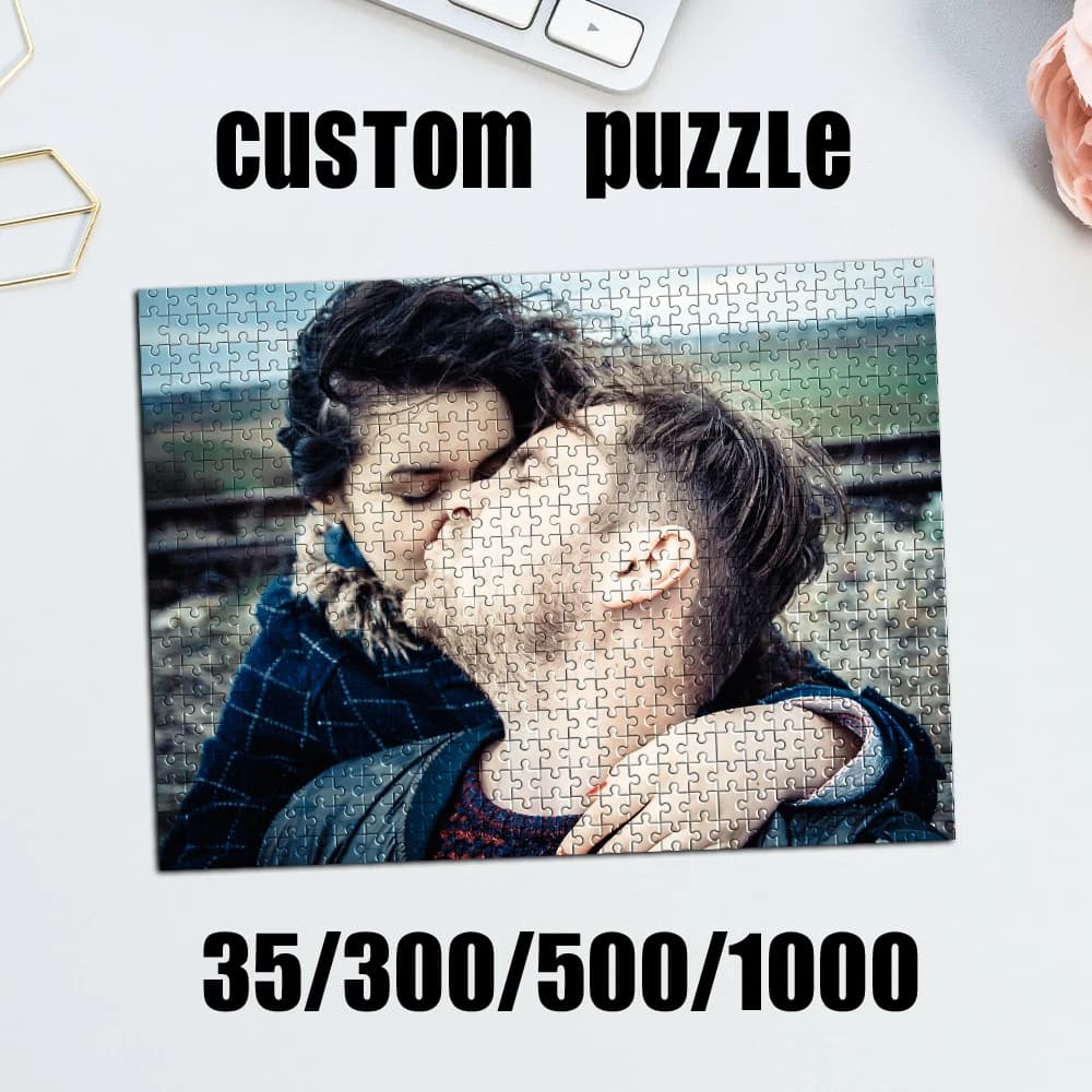 Puzzle personalizzato con foto di animali da 35/300/500/1000 pezzi. Personalizza il tuo puzzle per creare un regalo unico nel suo genere.