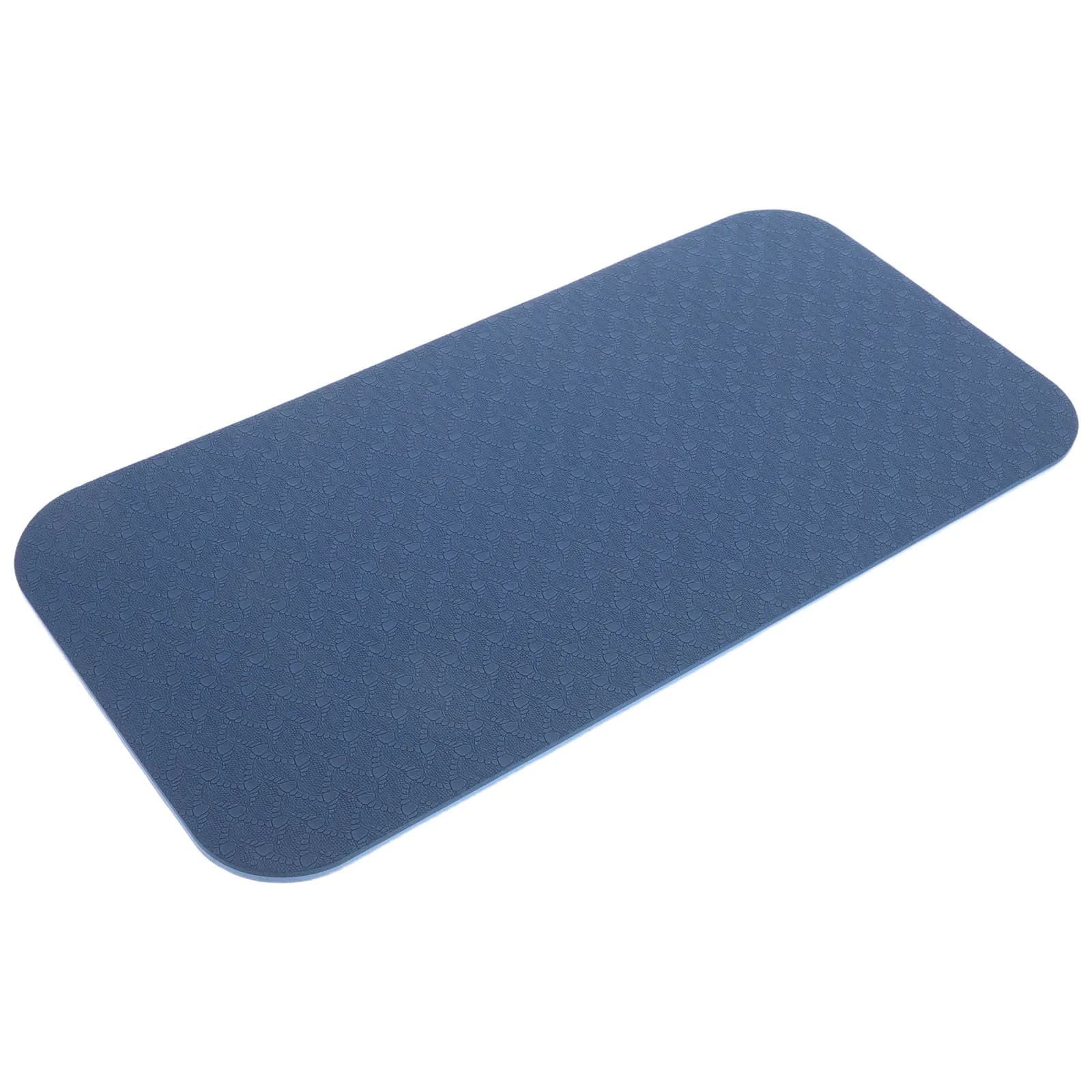 Tappetino Yoga Spesso e Largo in TPE Antiscivolo, Tappetino per Esercizi con Protezione per le Ginocchia, Cuscino per Allenamento Domestico per Uomini e Donne, Cuscino per Fitness e Yoga