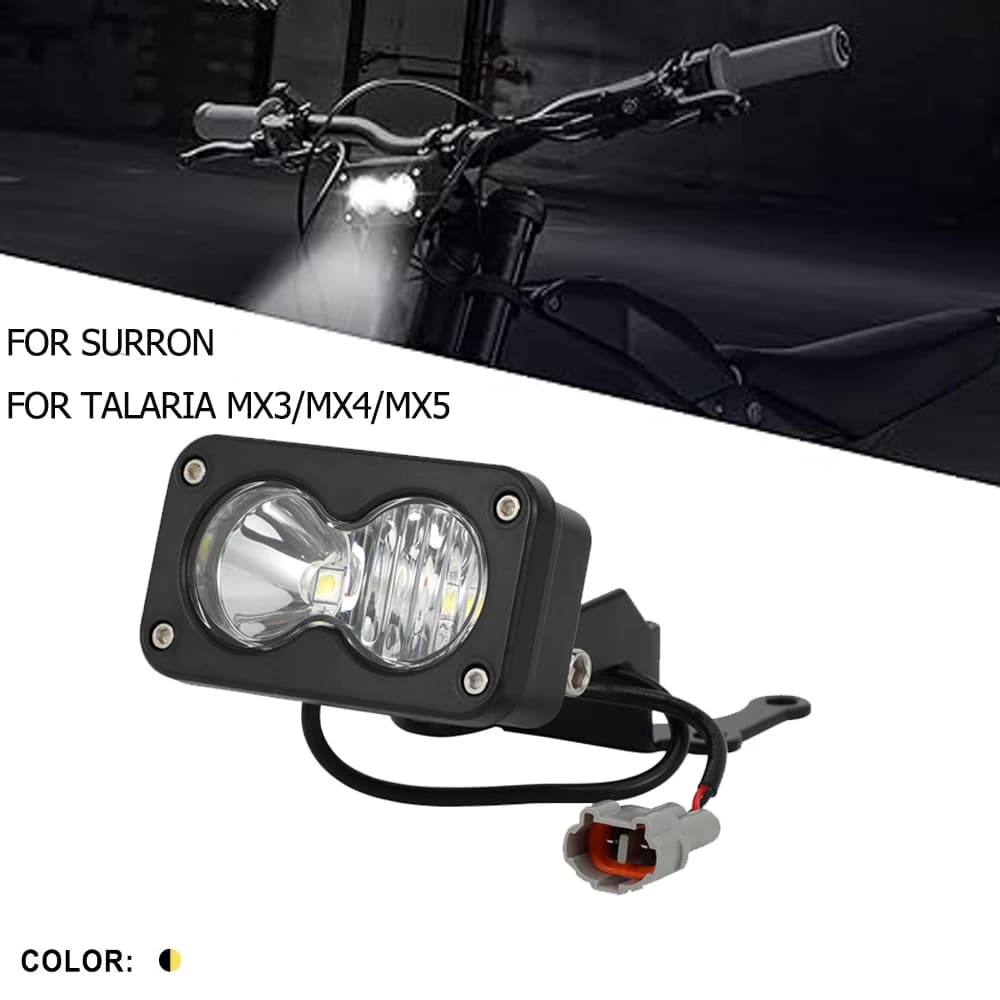 Faro del motociclo Faretti Per Surron LIGHT BEE S/X Per TALARIA MX3 MX4 MX5 Elettrico Dirt Bike Motocross Accessori
