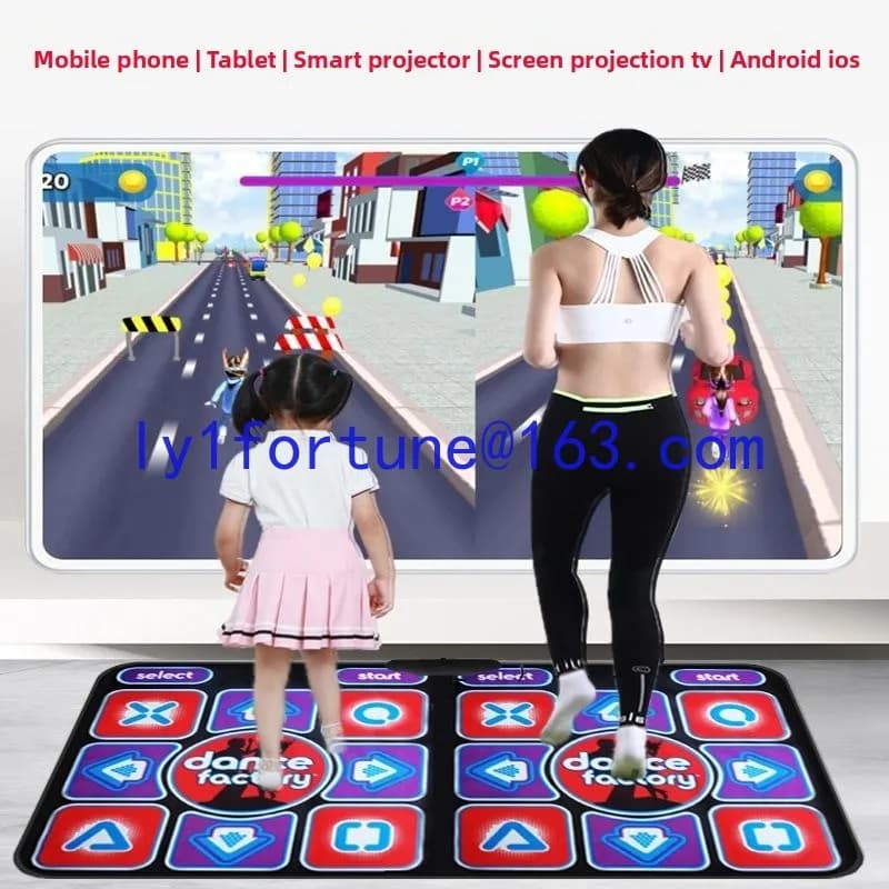 Mobile phone bluetooth dance blanket running ipad wireless home pu Android apple tablet screen projector game console