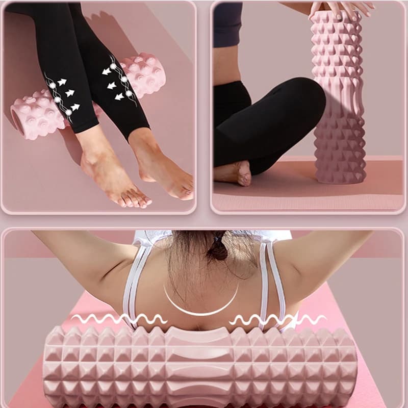 Back Foam Roller, Legs, Arms Muscle Massage Relaxation Pain/Recovery, Yoga Pilates Fitness Massage Column Tools for Exercises