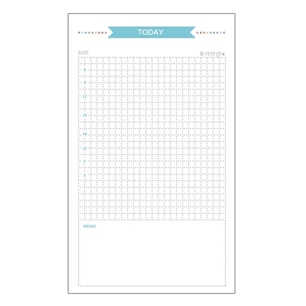 40 Fogli A5 a 6 Fori, Ricariche di Carta a Fogli Mobili, Facili da Inserire, Superficie Liscia per Scrivere e Disegnare, per Quaderni a Spirale, Agende e Diari