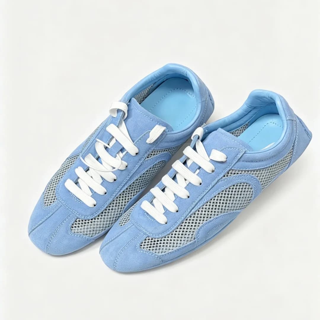 Luxury Brand Women's Casual Sneakers Running Shoes Ladies German Army Trainers GAT Commuter Material High-Gloss Suede 1E247O