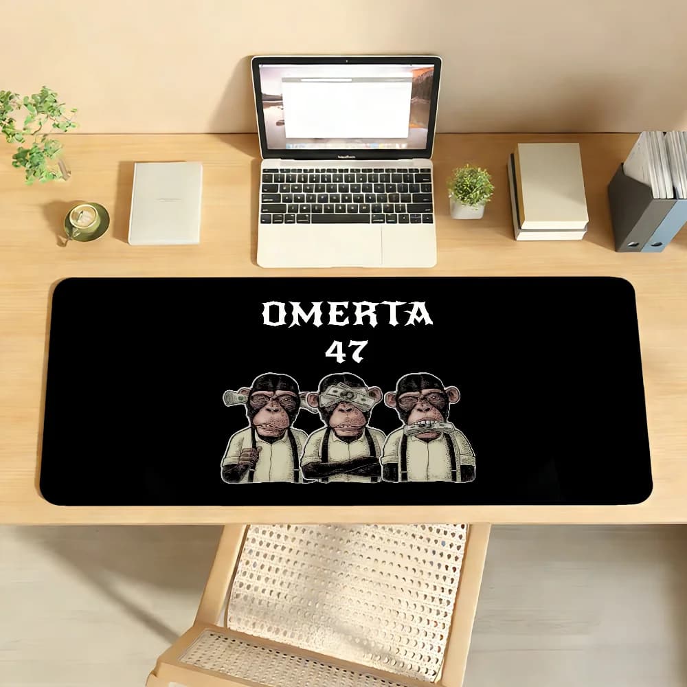 Band O-Omerta-S Tappetino per mouse per computer portatile Tappetino per mouse antiscivolo in gomma Tappetino per mouse per giocatori Decoracion Tappetino da scrivania