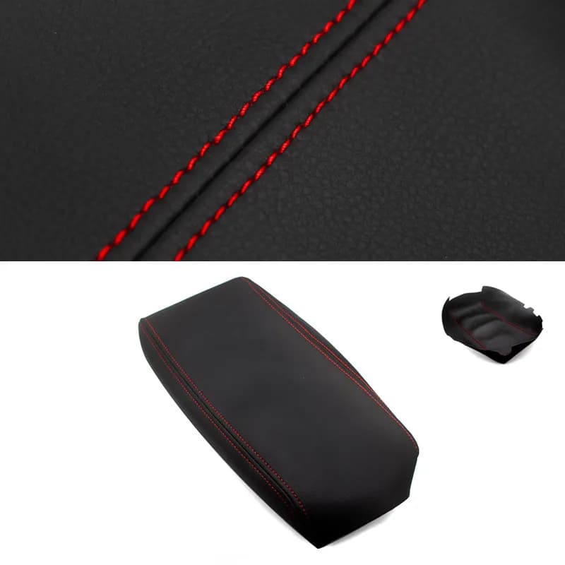 Copertura della scatola del bracciolo di controllo centrale interno dell'auto per Dodge Charger 2008 2009 2010 Accessori per finiture in pelle microfibra