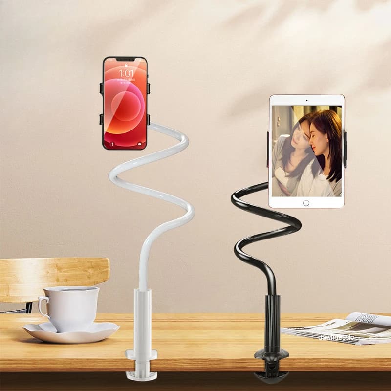 Supporto per telefono cellulare Supporto per tablet pigro da comodino Supporto da tavolo flessibile portatile per letto pigro Smartphone Base per supporto da letto da scrivania
