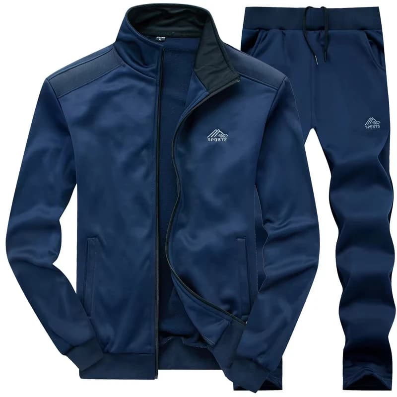 2026 Outdoor Hiking Sportswear Men's Running Sets Jogging Sports Jacket+Pants Sweatsuit Student Basketball Workout Clothes