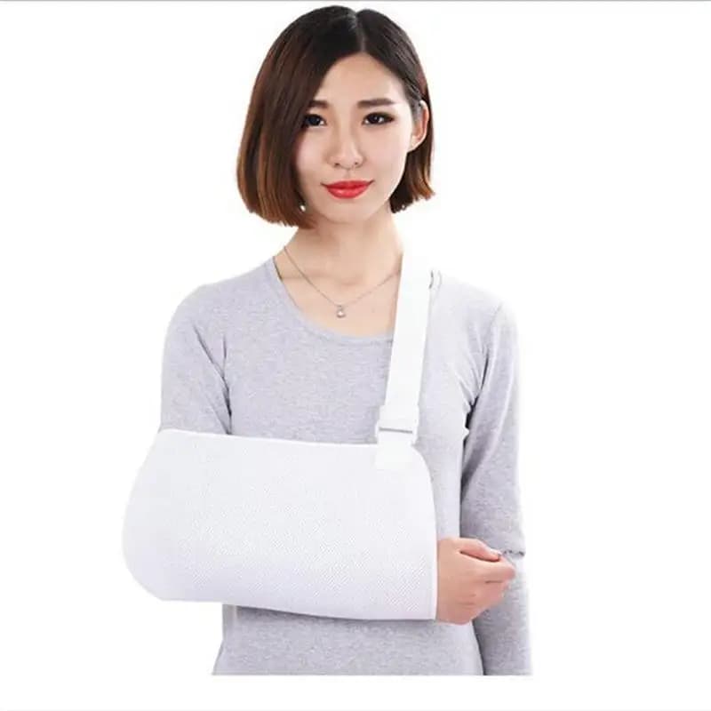 1 Pezzo Tutore Fissativo Traspirante per Braccio e Clavicola, per Fratture e Dislocazioni del Polso, per Adulti, Imbracatura Medica per Braccio e Collo, Attrezzatura per Riabilitazione
