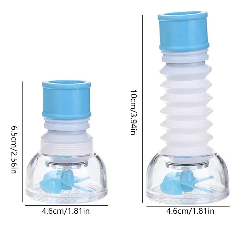 Filter Diffuser Water Saving Nozzle Bath Faucet Connector 360°Swivel Extension Kitchen Faucet Aerator Telescopic Hose Sprayer