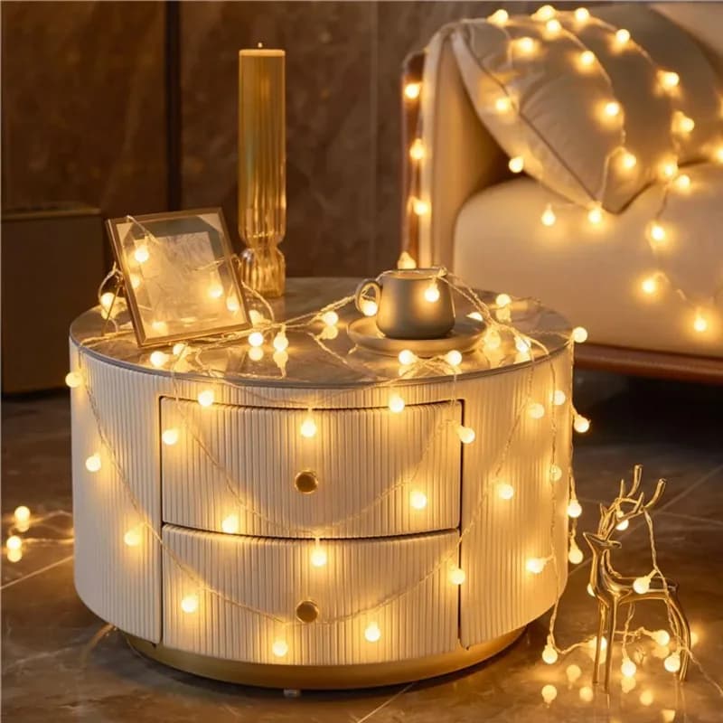Luci a stringa LED calde 3M a globo, mini luci fatate a perline per decorazioni interne ed esterne, feste, camere da letto, Natale e festival