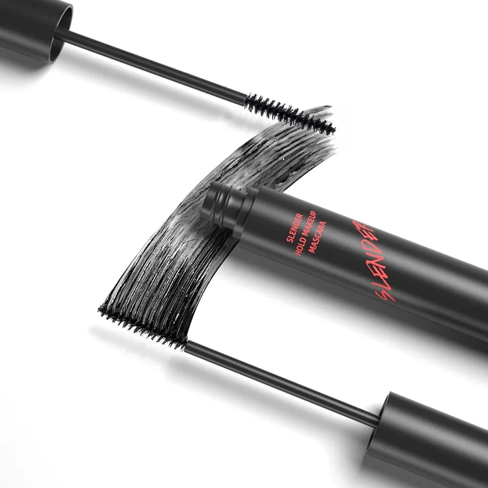 Long-lasting waterproof mask Waterproof eyelashes with black ink Trick Silk fiber transfer test mascara without clusso Daily use