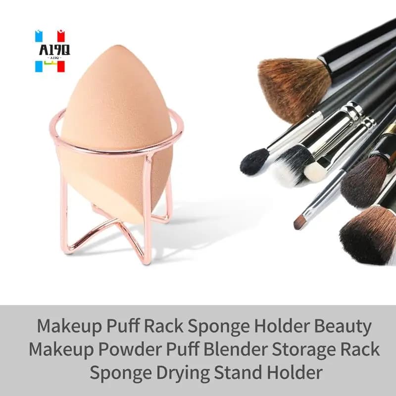 A19Q-Supporto per spugna per soffio per trucco Supporto per supporto per supporto per asciugatura spugna per frullatore per soffio di polvere per trucco di bellezza