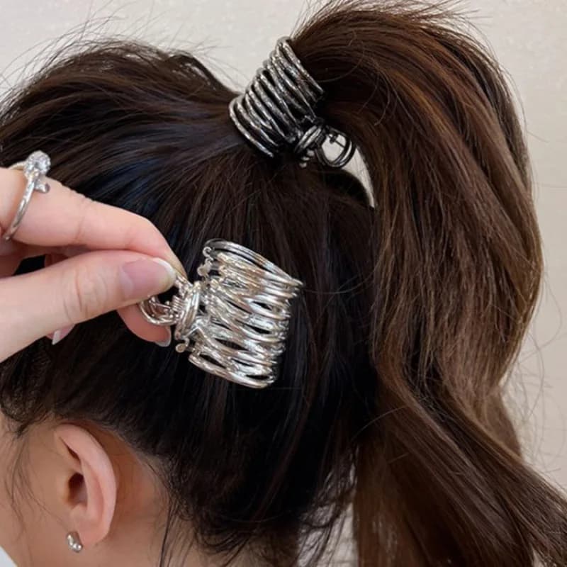 Moda irregolare artigli per capelli in metallo forcine antiscivolo per le donne ragazza alta coda di cavallo accessori per capelli clip impugnatura per capelli copricapo
