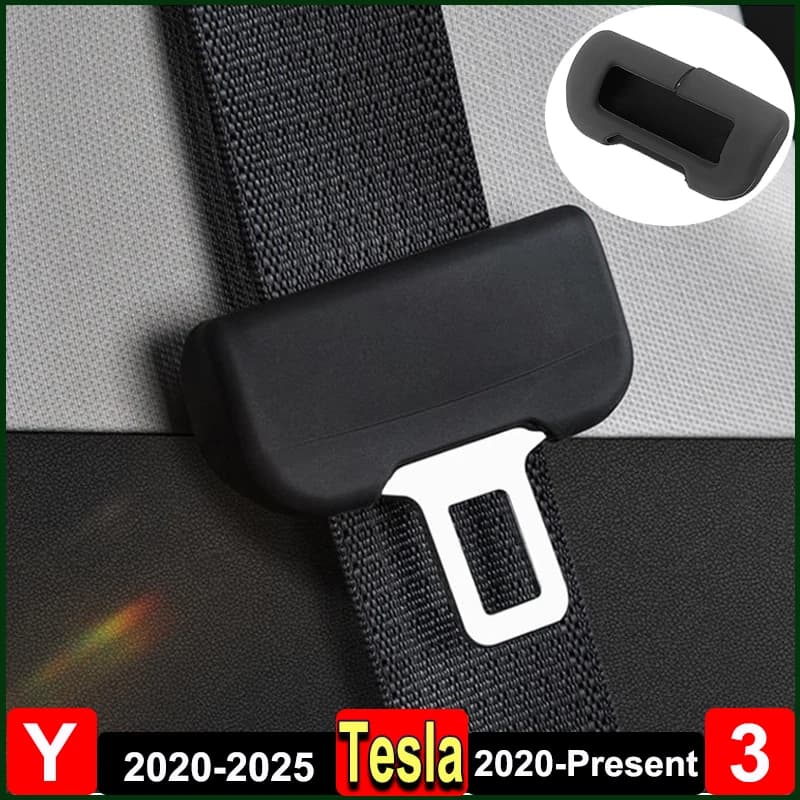 For Tesla Model Y Juniper 2025 Car Safety Belt Anti-scratch Protective Case with belt buckle Model 3 Accessories Highland