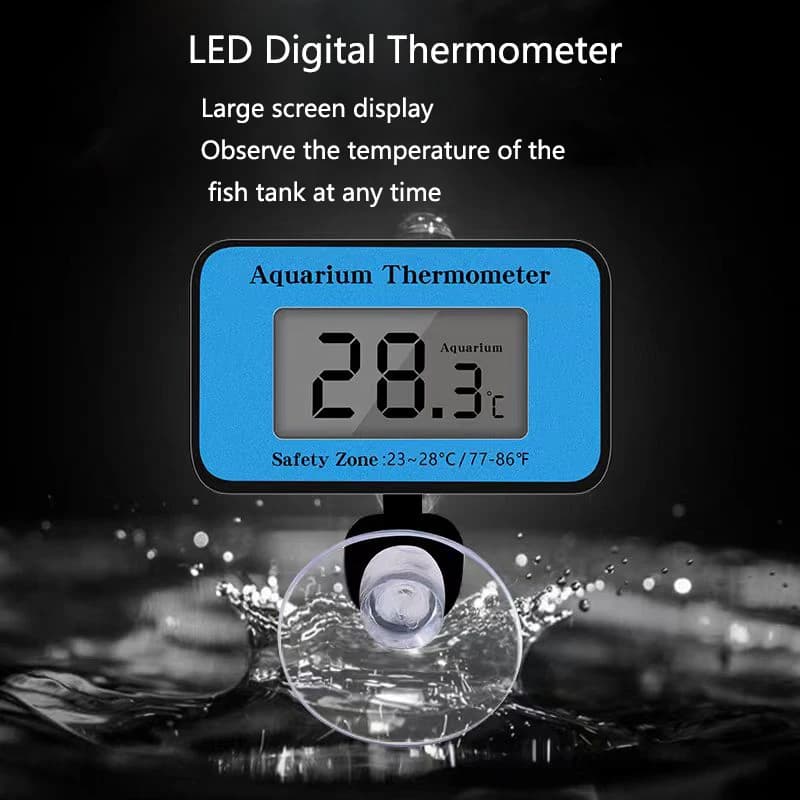 Acquario impermeabile LCD Digital Fish Tank termometro sommergibile misuratore di temperatura dell'acqua controllo della temperatura per acquario