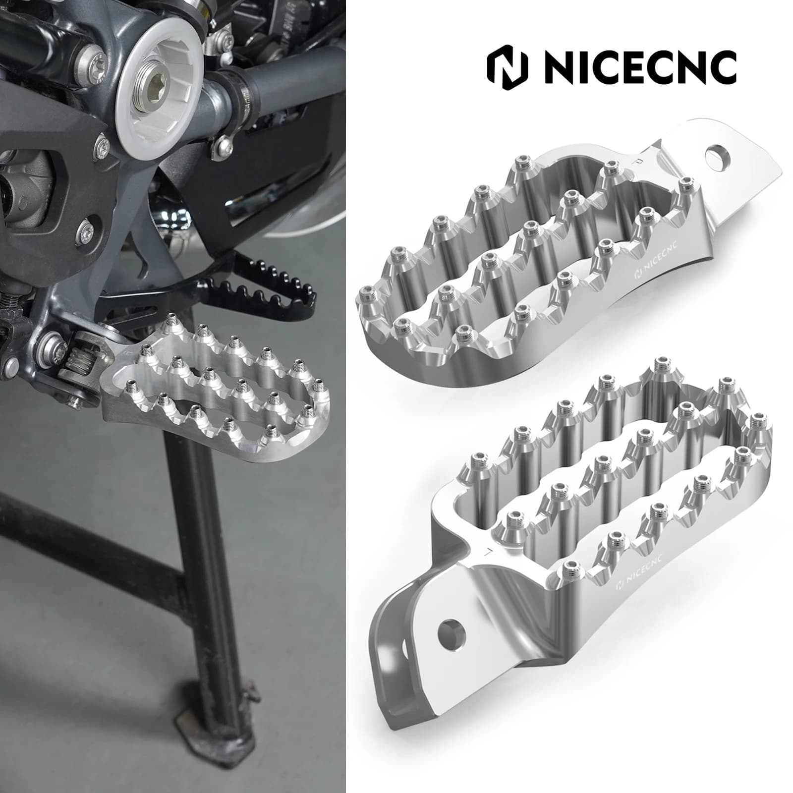 Per il 2013-2018 BMW R1200GS/Adventure R1200 Pedane Moto Grandi Pedane per BMW R1250GS/Adventure R1250GSA 2019-2023 2024