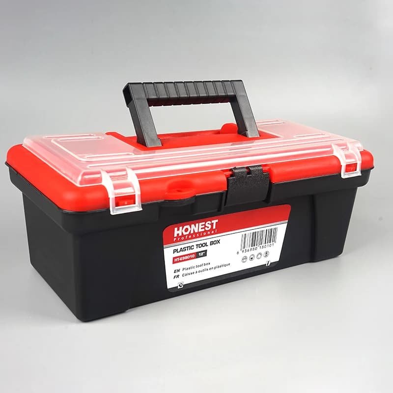 12 Inch Multifunctional ABS Plastic Handheld Tool Storage Box Medium Capacity With Handle For Car Home Hardware Repair Anti-drop Portable Organizer Case