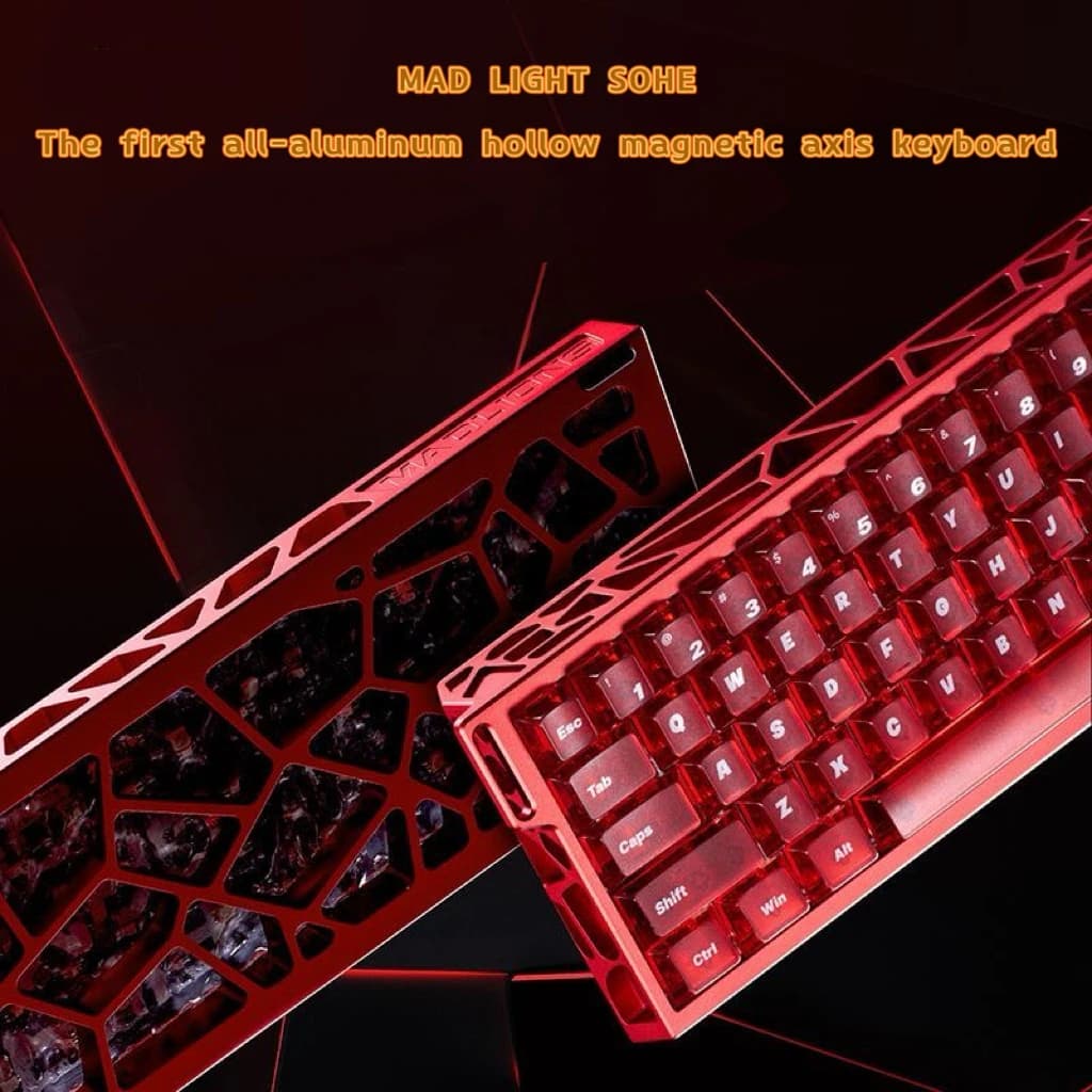 MAD light 60HE tastiera da gioco e-sport web drive connessione cablata tastiera ad asse magnetico cavo